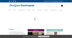 Desktop Screenshot of designercontracts.com