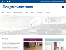 Tablet Screenshot of designercontracts.com